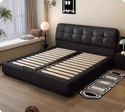 Queen Size Bed Frames Frame Luxury Double Modern Bedframe Bedroom Beds Single Family Home Furniture Cuna Para Bebe Base Twin WW