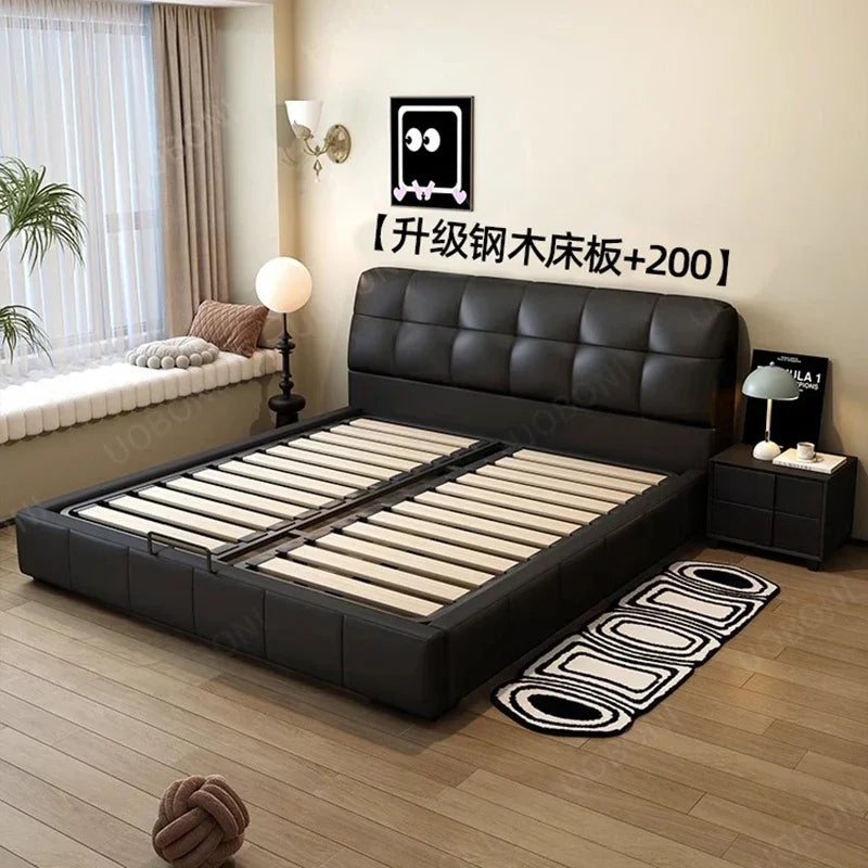 Queen Size Bed Frames Frame Luxury Double Modern Bedframe Bedroom Beds Single Family Home Furniture Cuna Para Bebe Base Twin WW